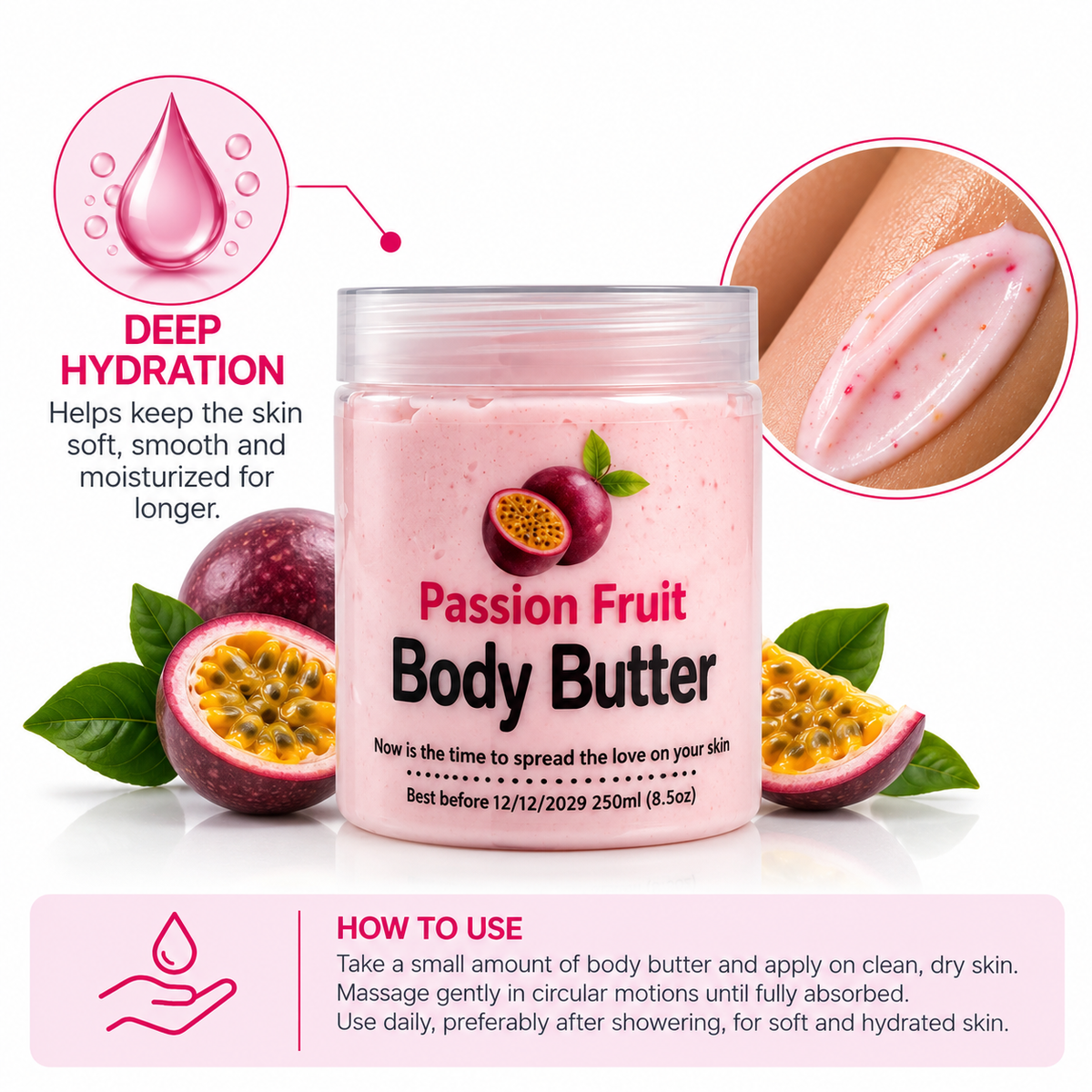Body butter Passion Fruits 250g
