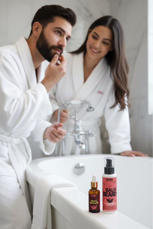 Beard and moustache Routine