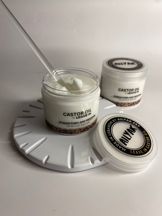 Castor Oil Leave-In for Curly Hair