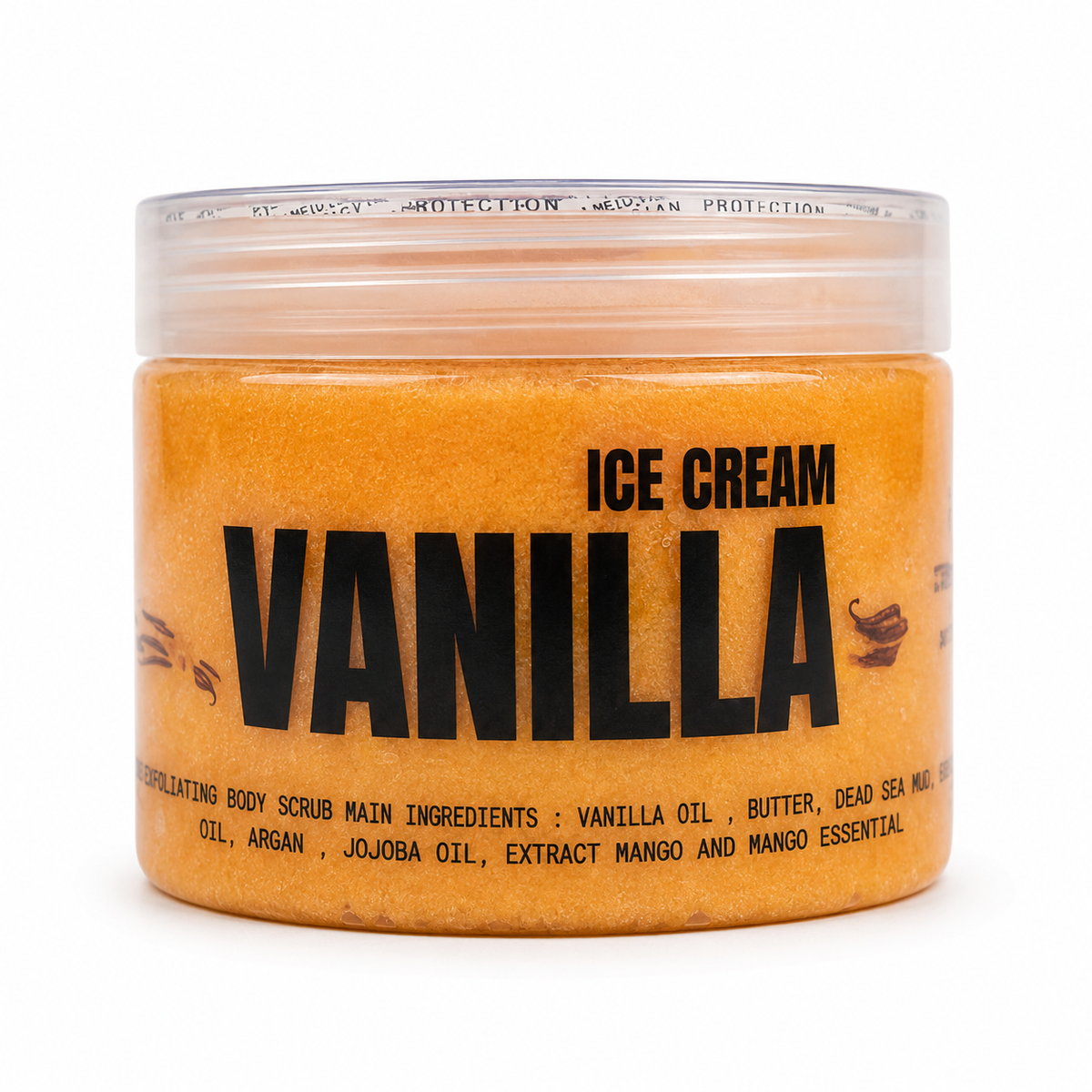 Vanilla ice cream body Scrub 500g