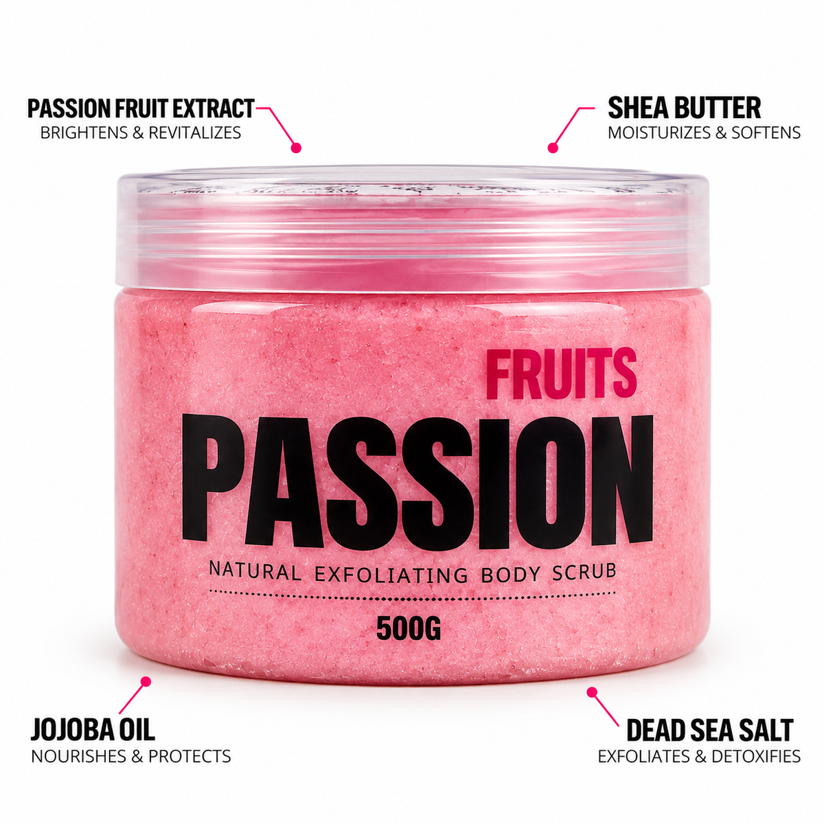 Passion Fruits bodyScrub 500g