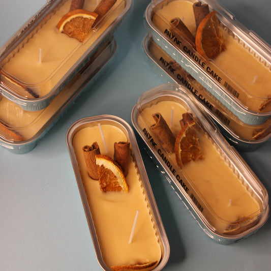 Ailyak natural Candle cinnamon orange