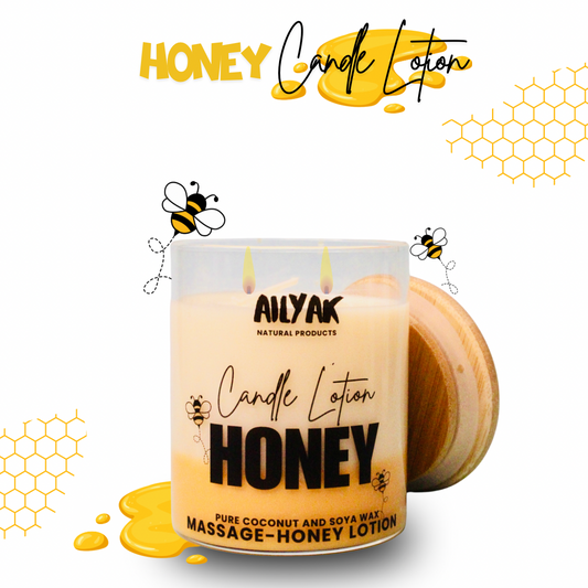 Honey Candle lotion Jar