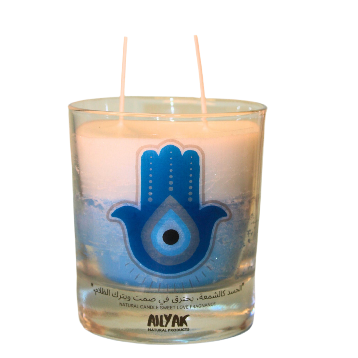 blue Eyes Candle (hand)