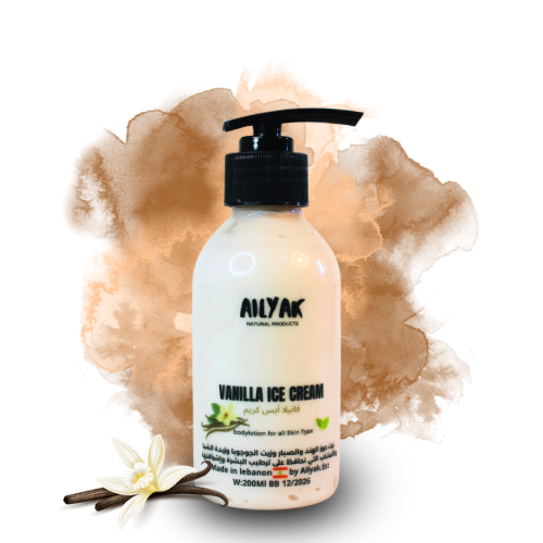 Lotion Vanilla ice cream