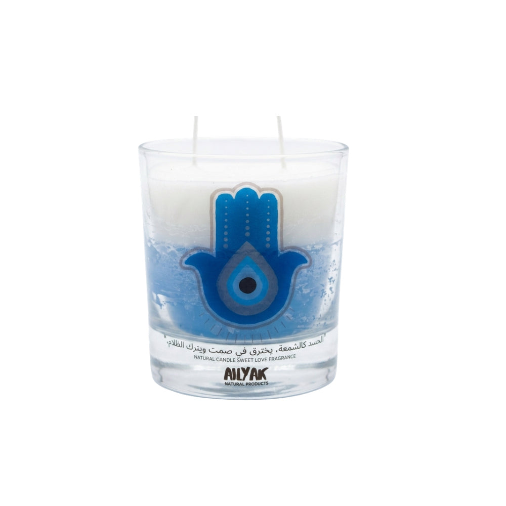 blue Eyes Candle (hand)