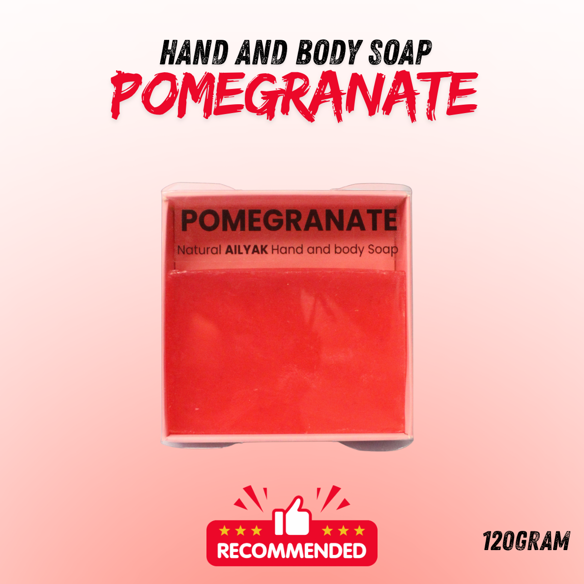 Pomegranate Soap 120g