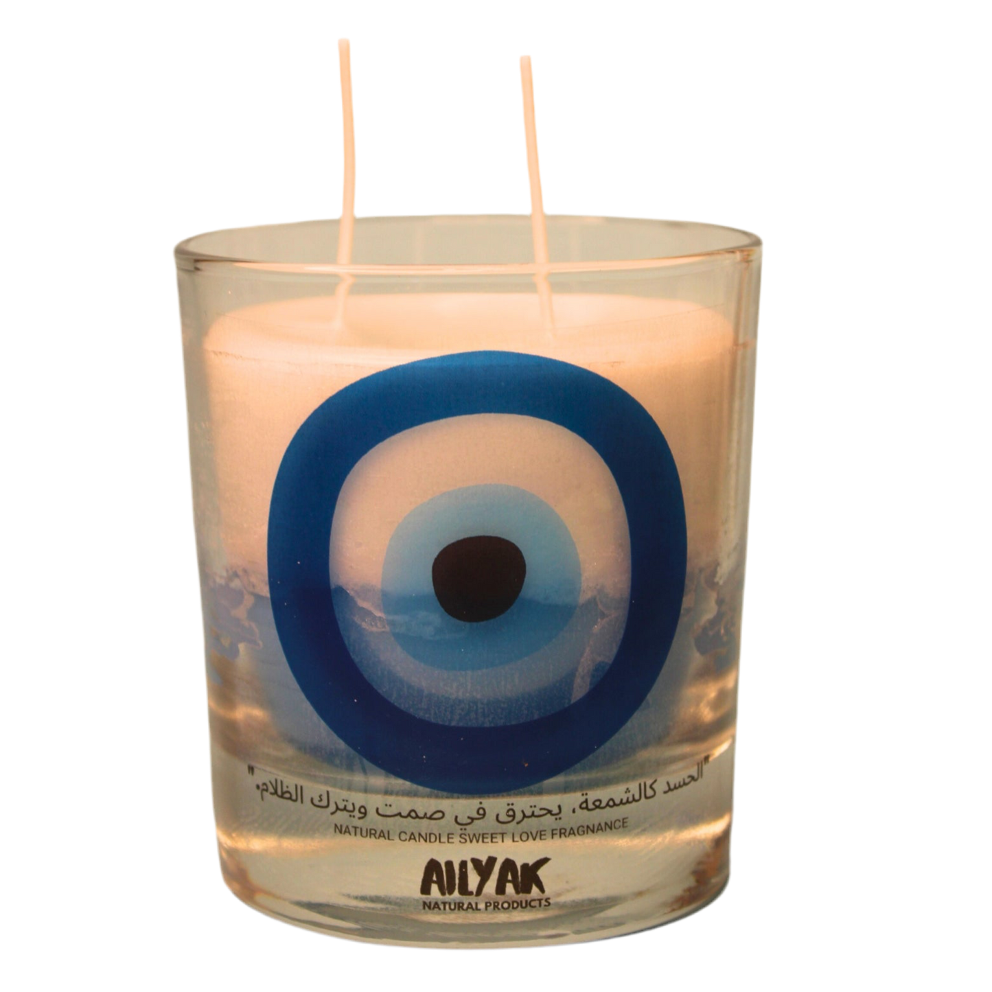 blue Eyes Candle (circle)