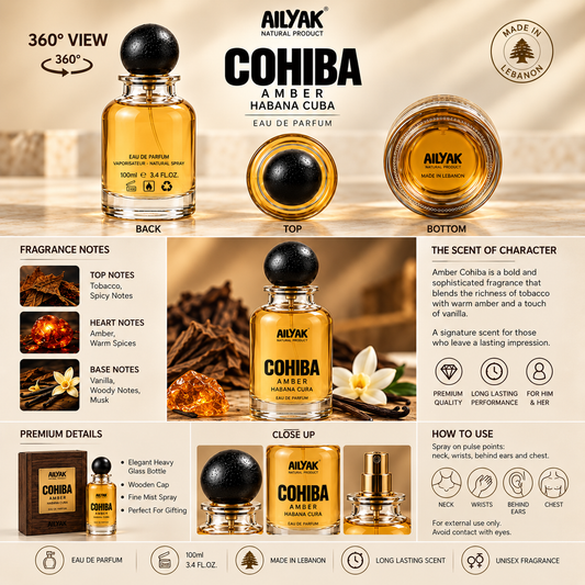 Cohiba Amber Eau de Parfum 100ml