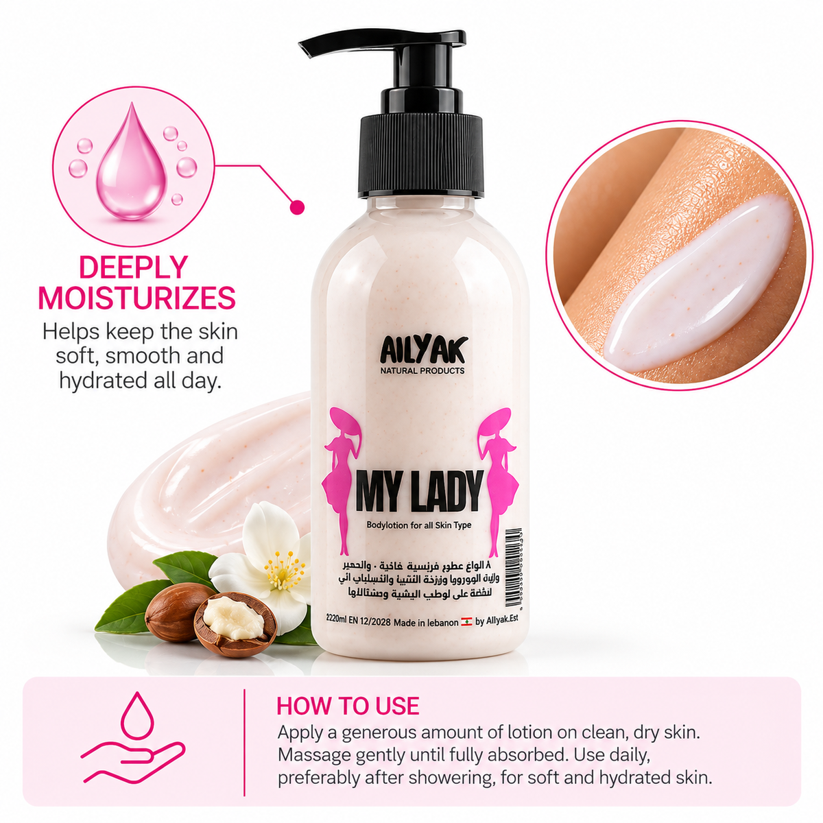 Body Lotion Mylady 220ml