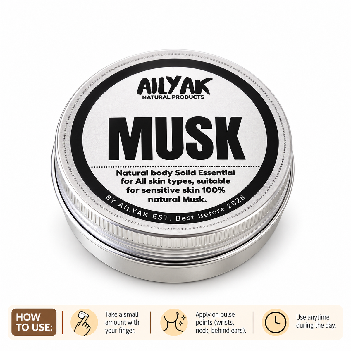 Musk taharah Solid Perfume