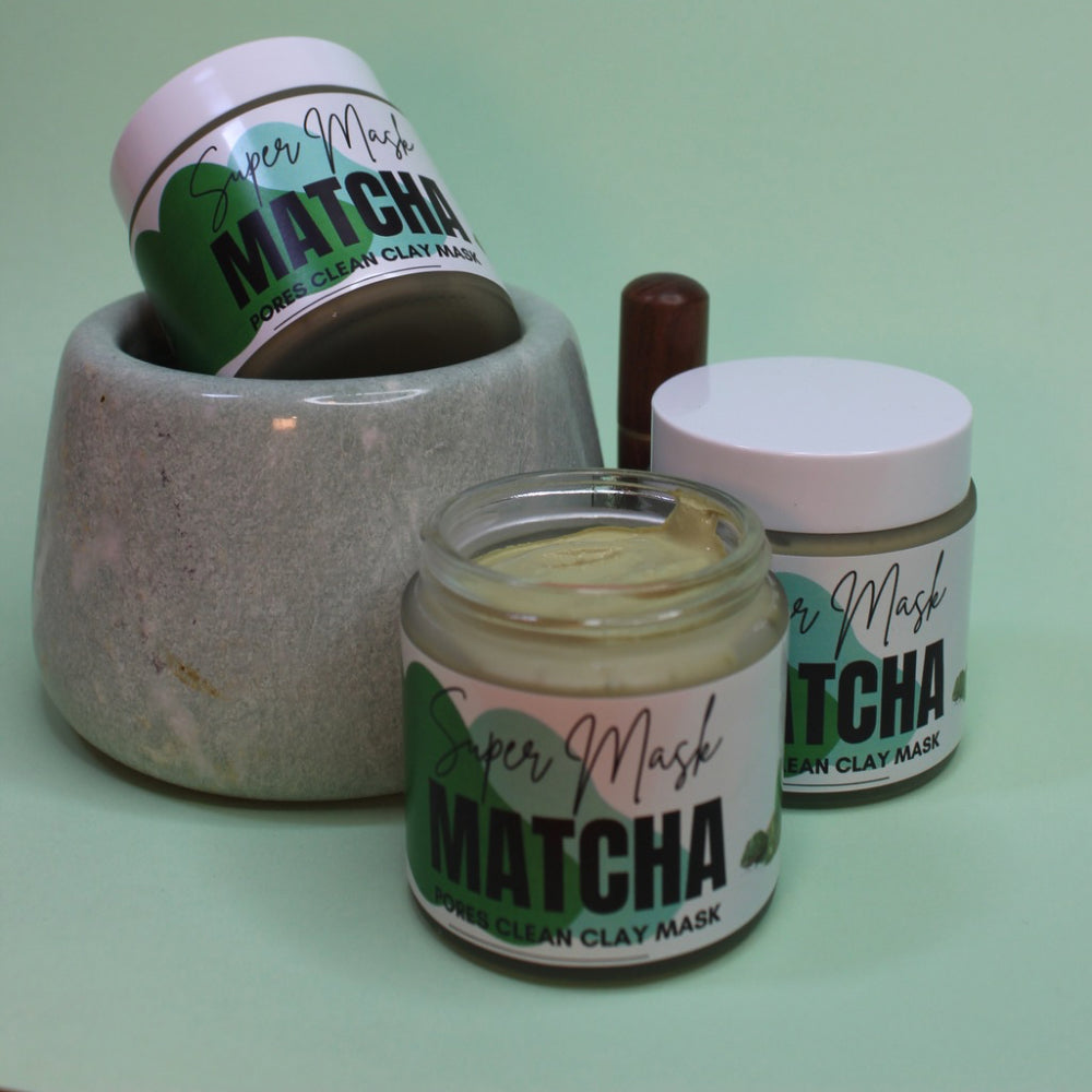 Matcha Clay Mask For Oily to combination SKIn