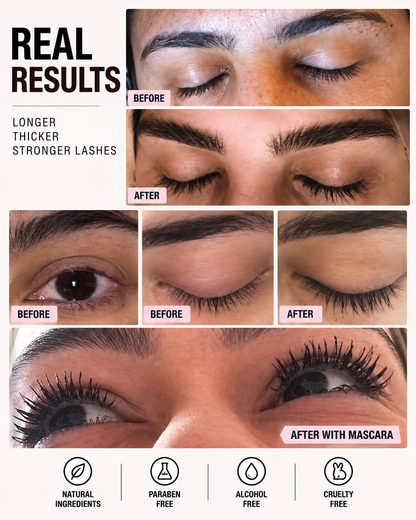 Eyelash & Brow Growth Serum-Guaranteed Results💯 within 25 daysسيروم تطويل وتكثيف الرموش والحاجبين