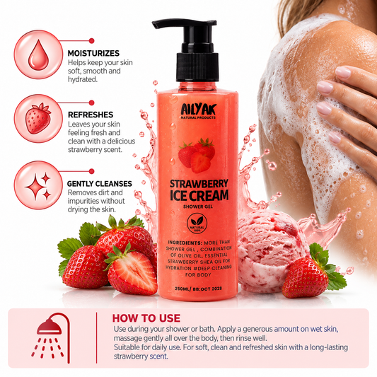 Shower Gel Strawberry 250ml