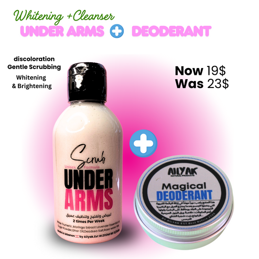 Bundle ( Deoderant + Under arm Scrub)