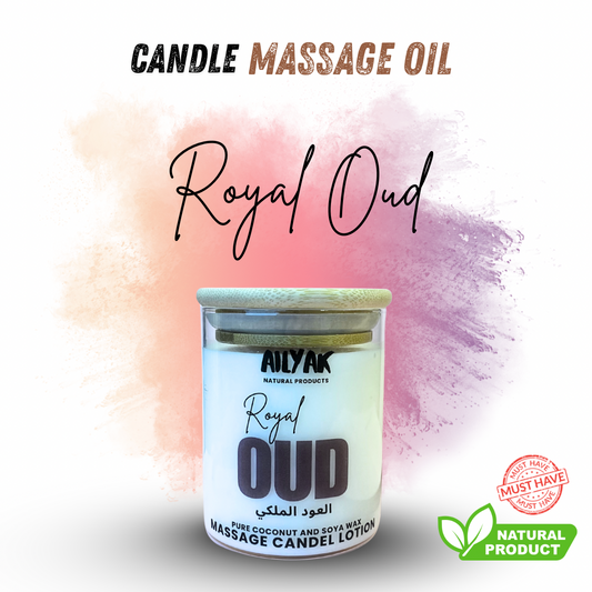 Massage Oil Royal Oud (candle lotion)