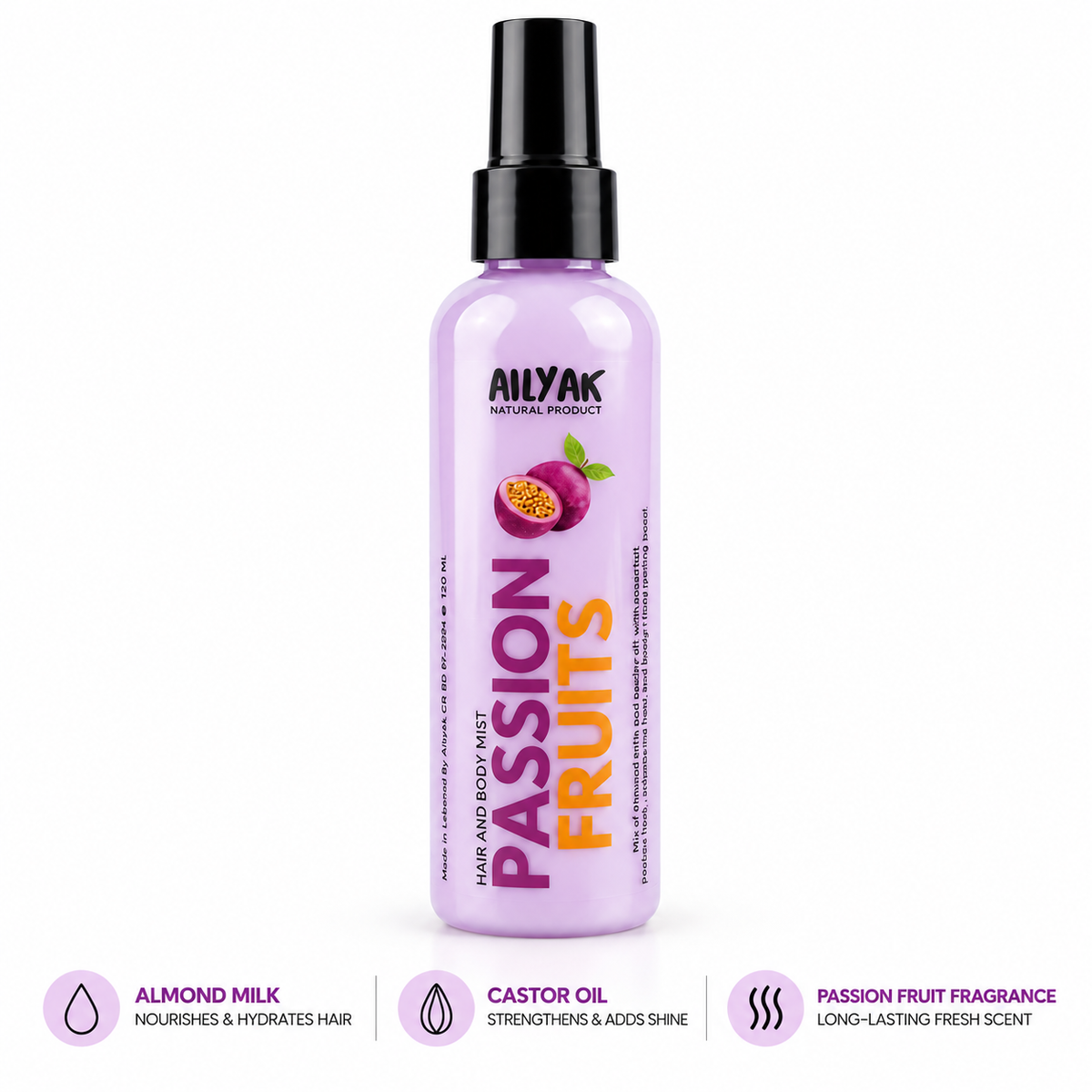 Passion fruits Hair and body Mist 150ml
