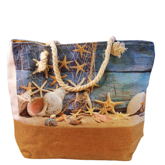 Beach sea stars bag