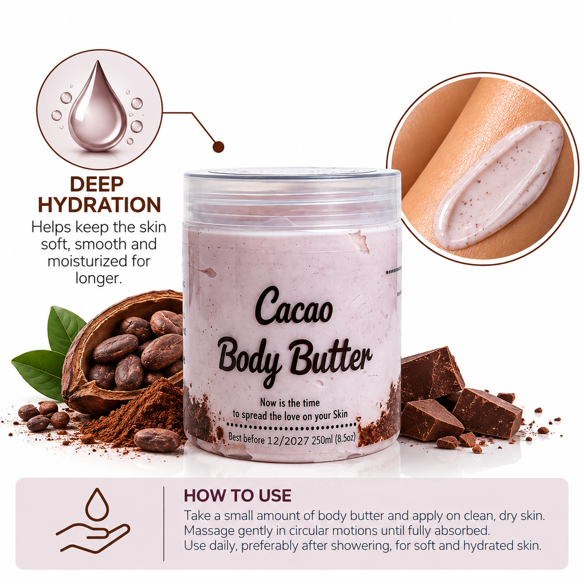 Body butter cocoa 250g