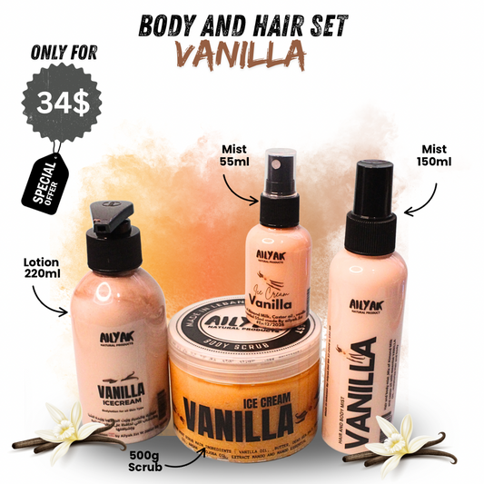Vanilla Ice cream Set