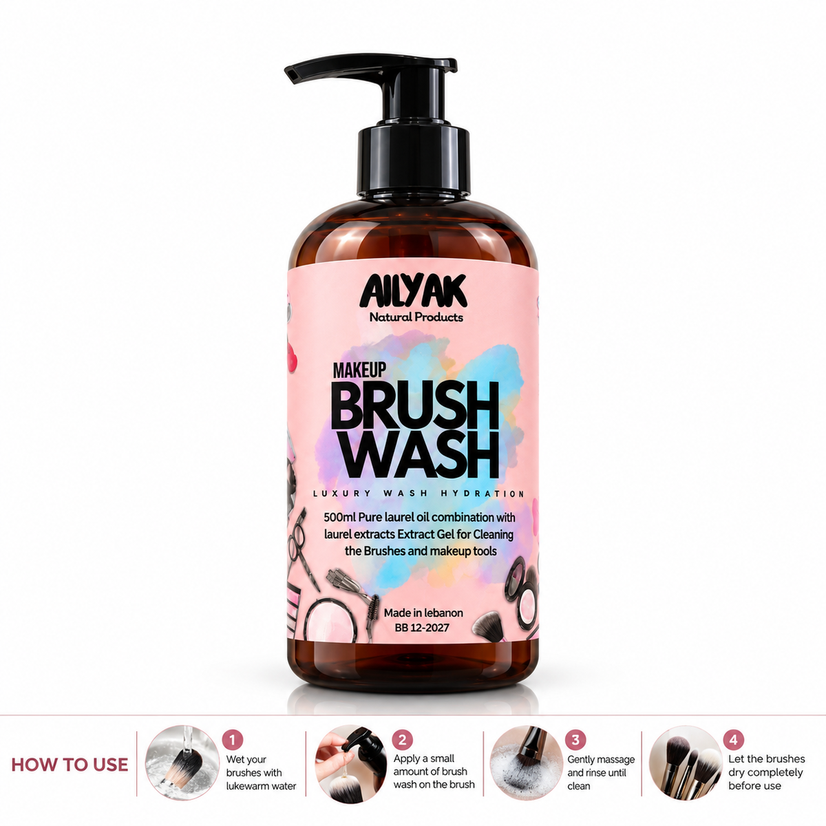 Makeup Brush wash 500ml