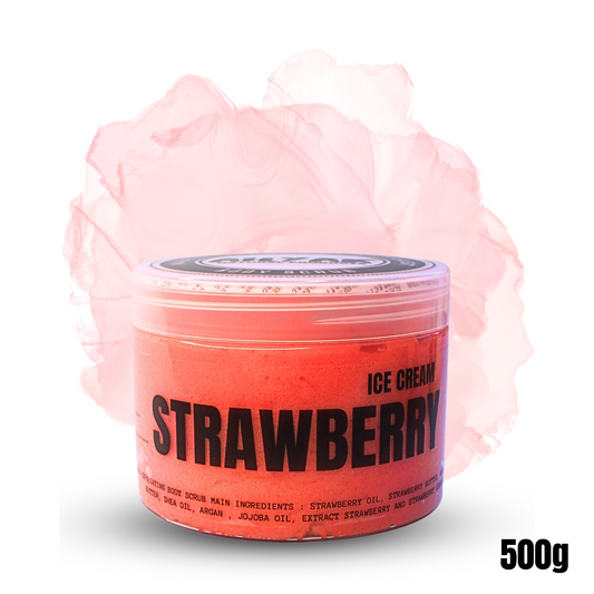 Bodyscrub strawberry Ice cream 500g