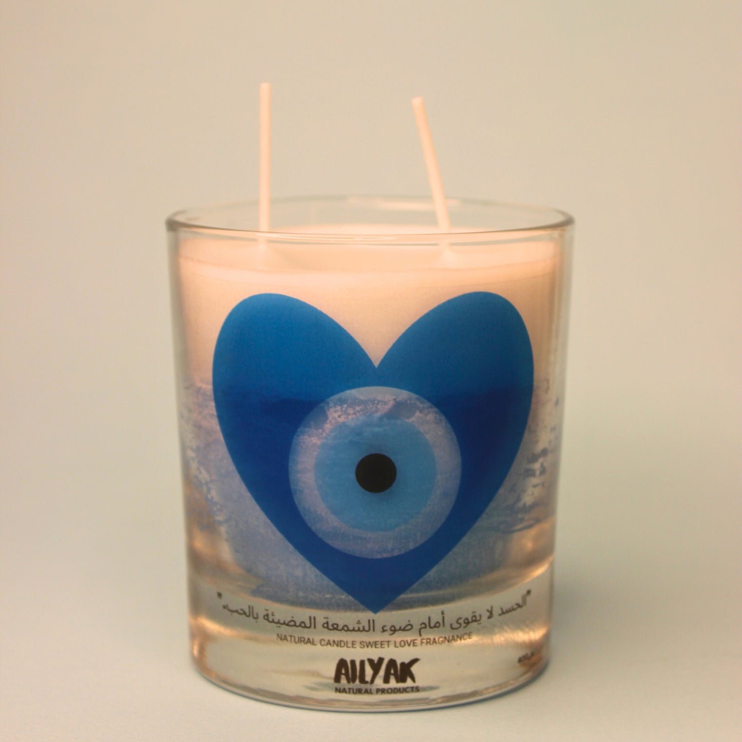 blue Eyes Candle (heart)