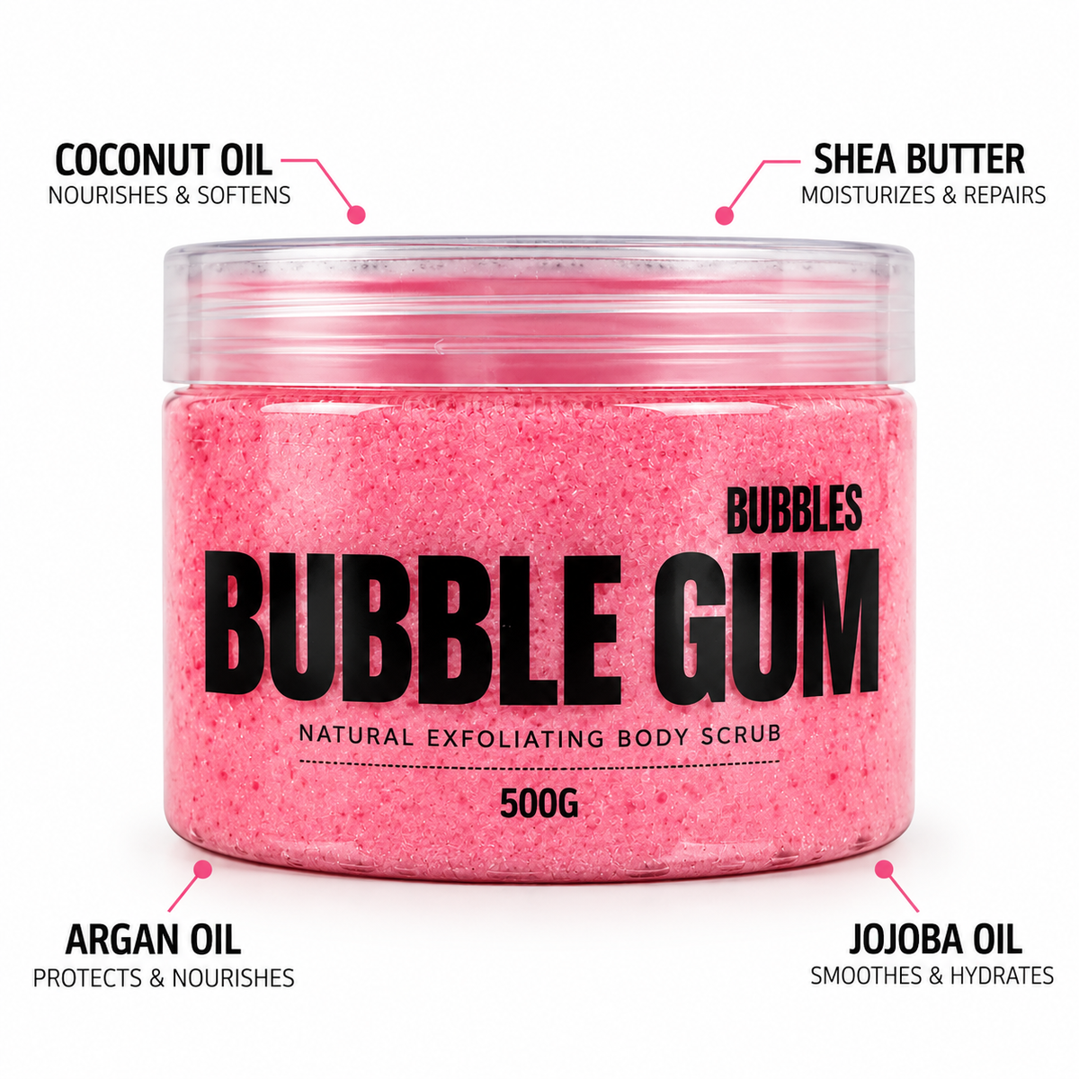 Body scrub bubble Gum 500g