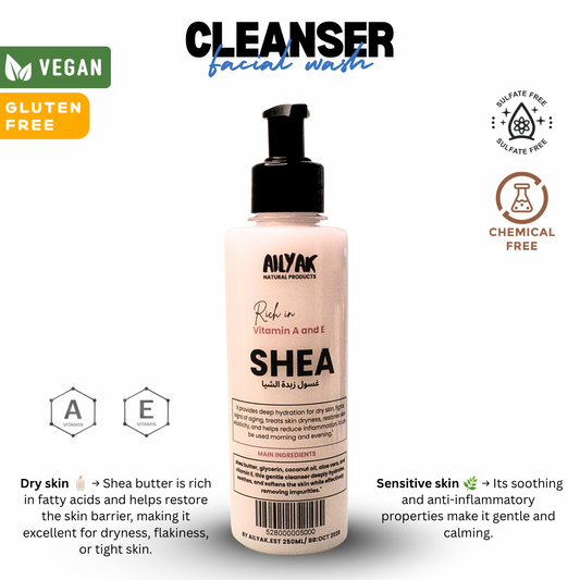 Shea face cleanser- Dry Skin