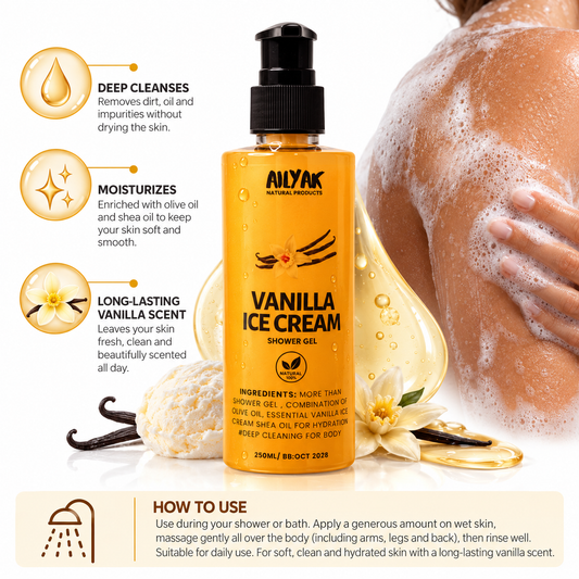 Shower Gel vanilla Ice cream 250ml