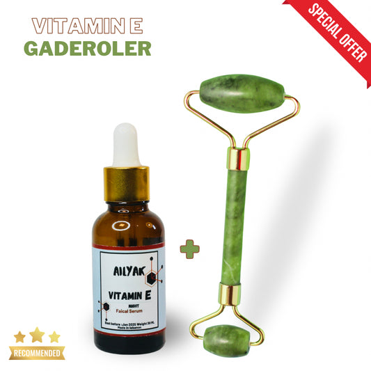Vitamin E + Jade Roller