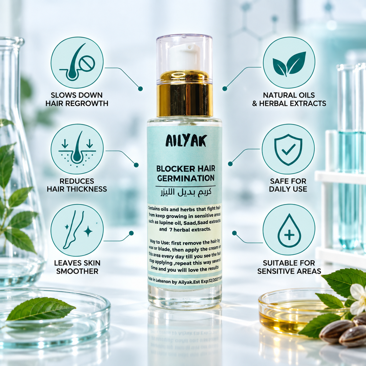 Laser Cream- hair Germination