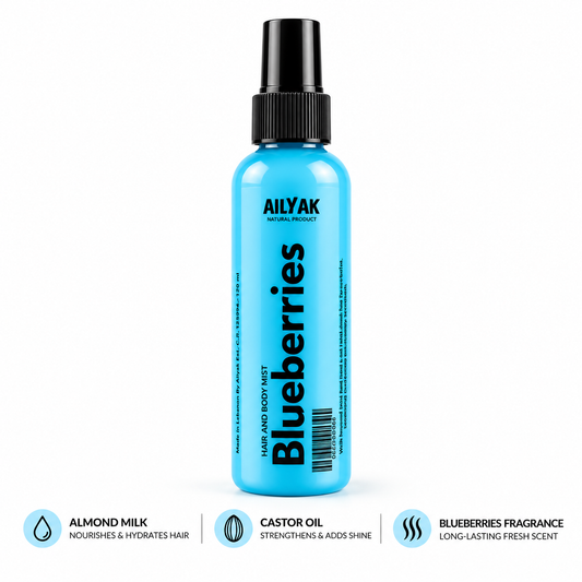 Blueberry Hair and body Mist 150ml-55ml
