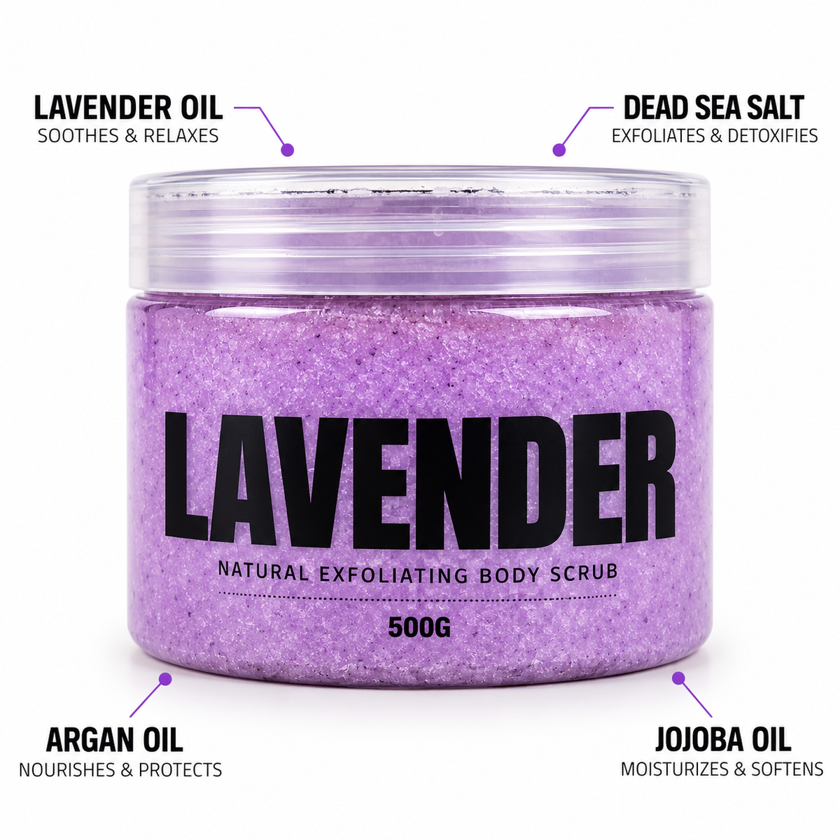 Bodyscrub lavender 500g