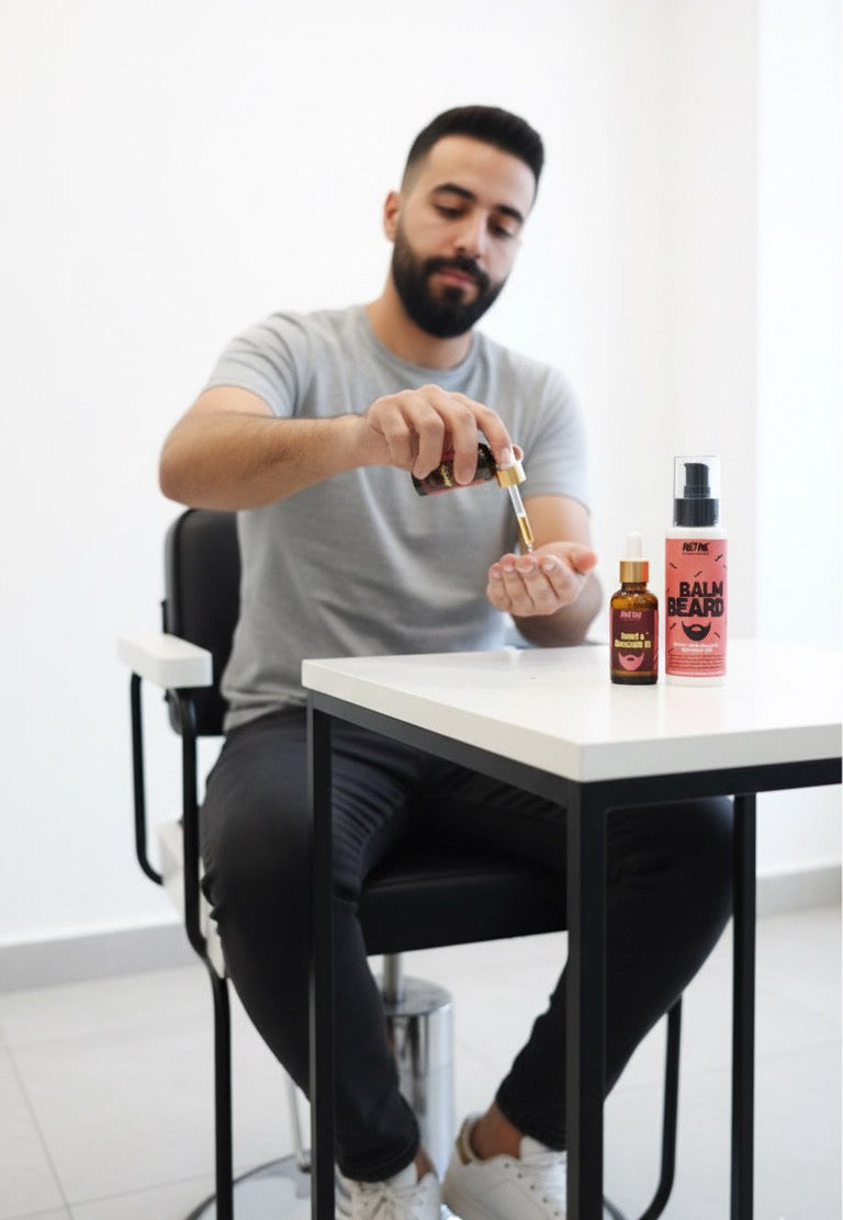 Beard and moustache Routine