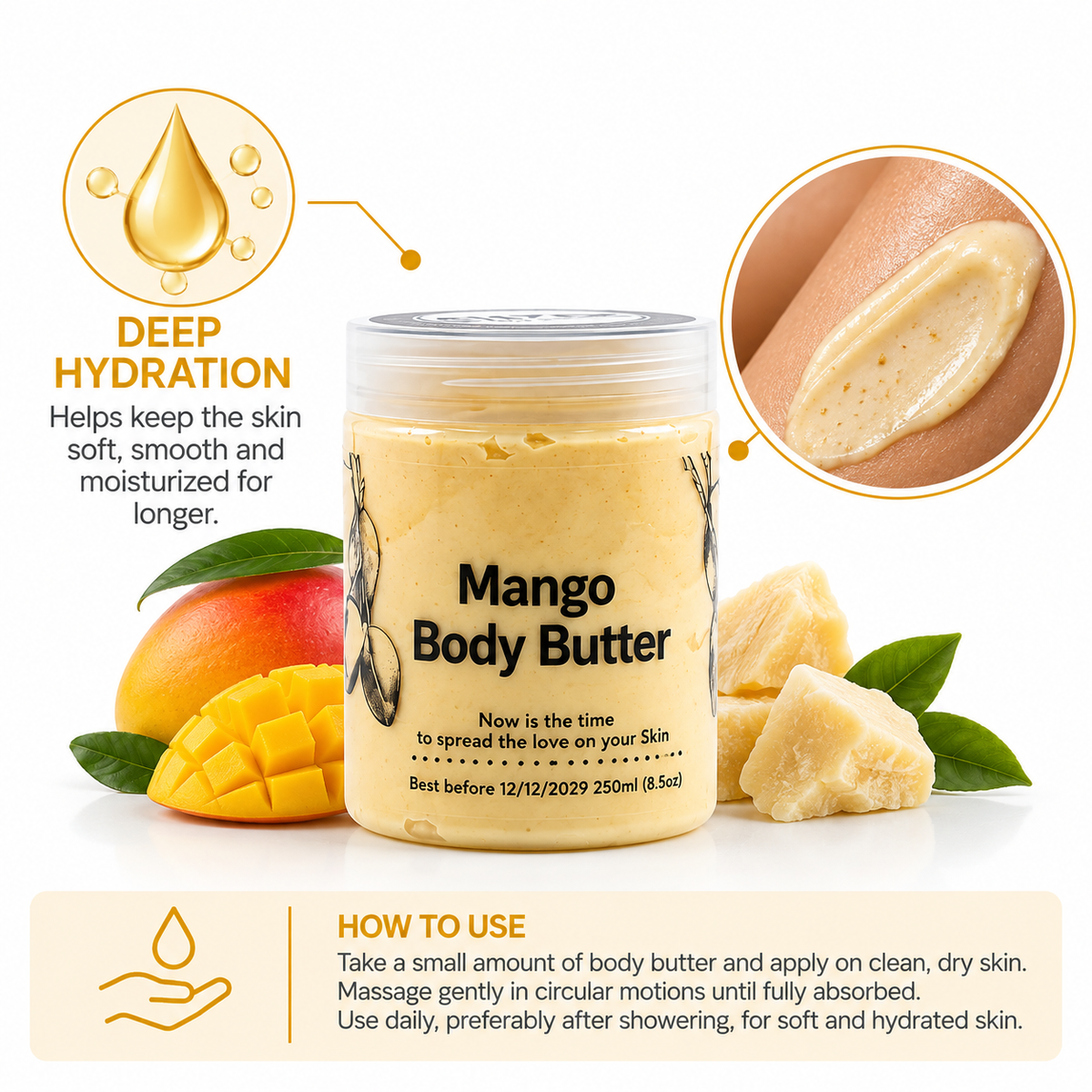 Body Butter Mango 250g