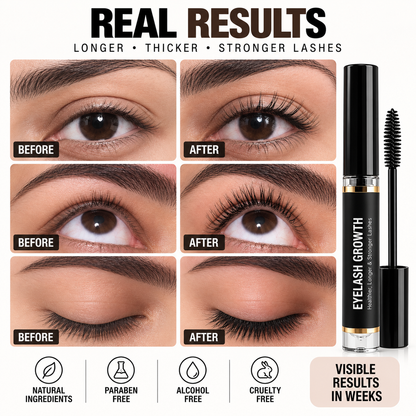 Eyelash & Brow Growth Serum-Guaranteed Results💯 within 25 daysسيروم تطويل وتكثيف الرموش والحاجبين