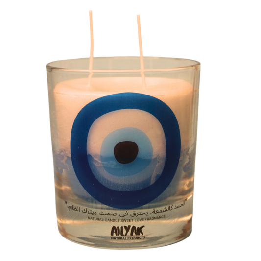 blue Eyes Candle (circle)