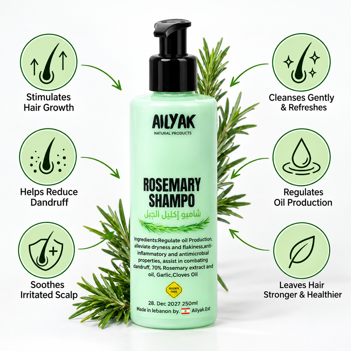 Rosemary Shampoo 250ml