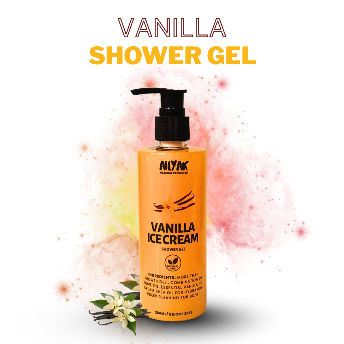 Shower Gel vanilla Ice cream