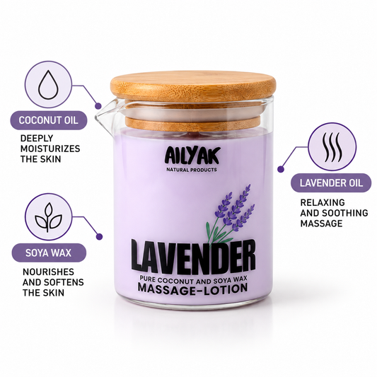 Lavender Candle lotion Jar 230ml