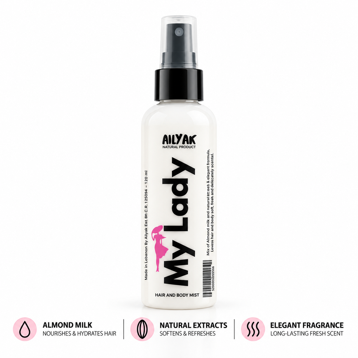 My Lady Hair and body Mist 150ml-55ml