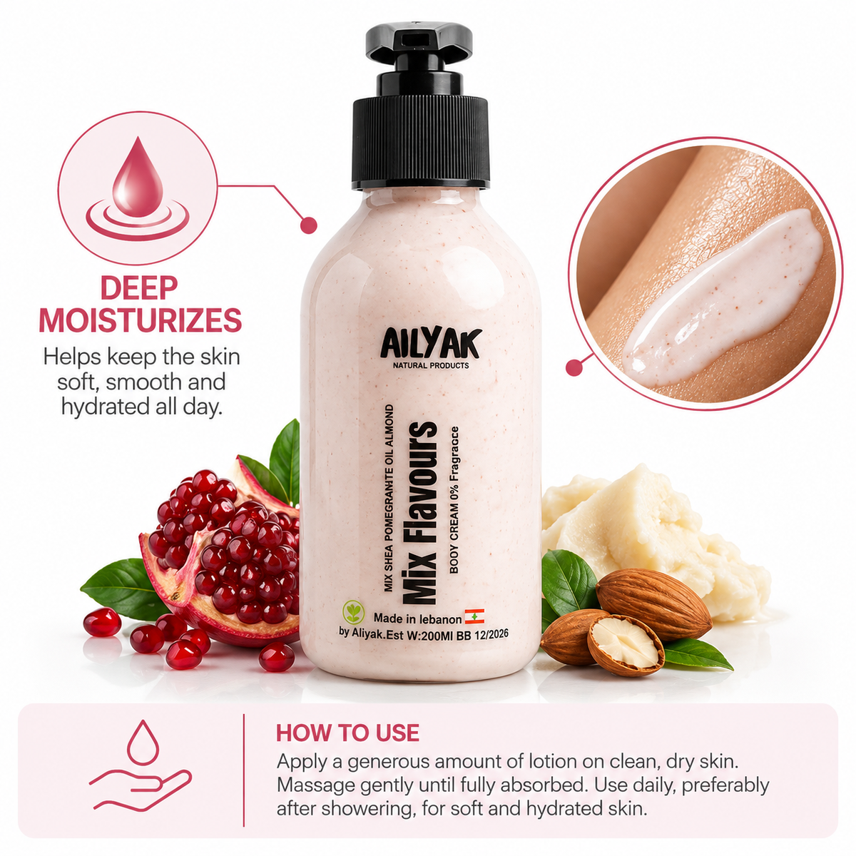 Body Lotion Mix Flavours 220ml