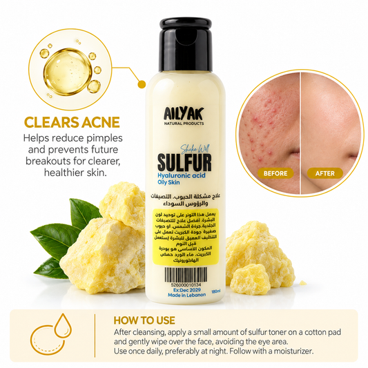 Sulfur Hyaluronic acid Toner