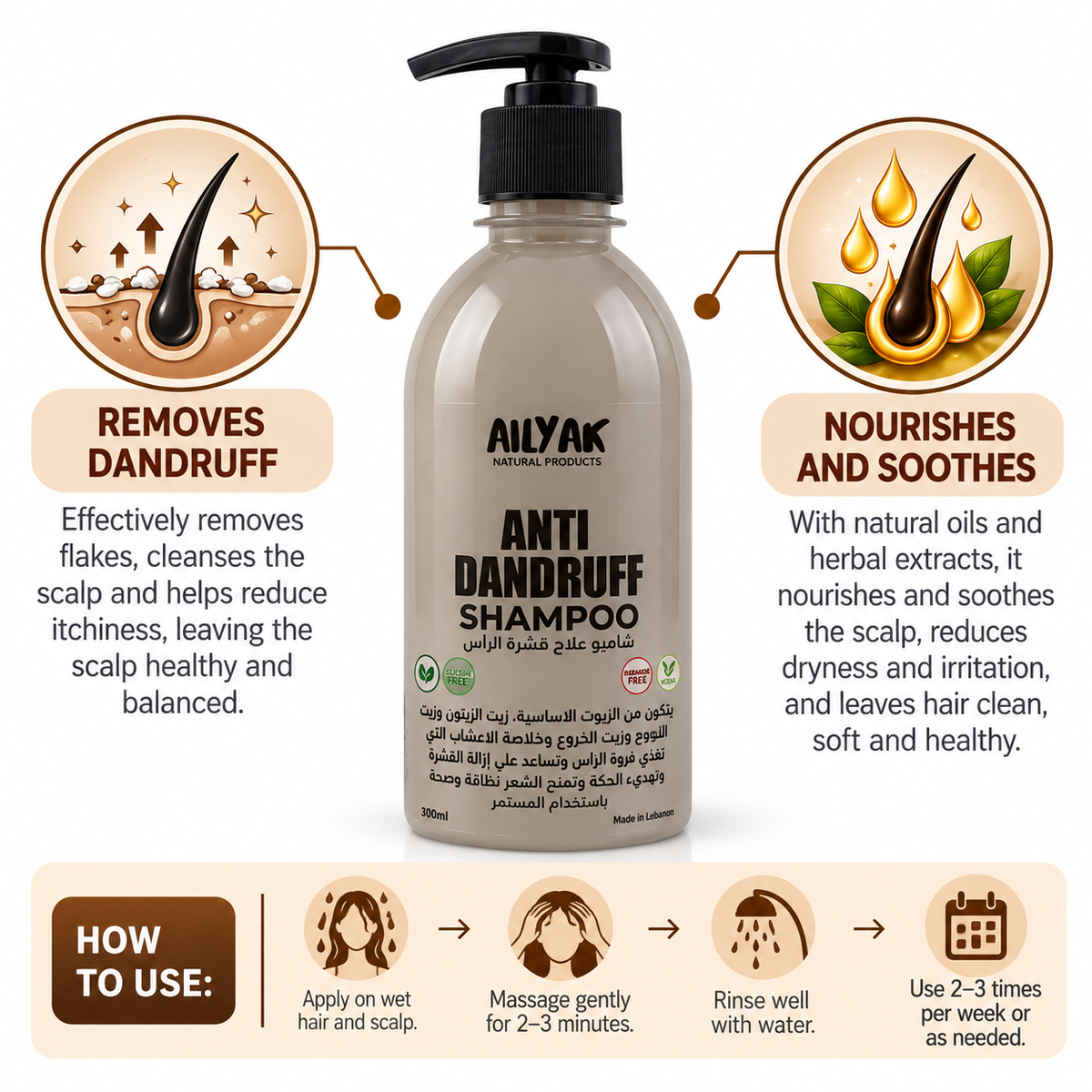 Anti-Dandruff Shampoo 300ml