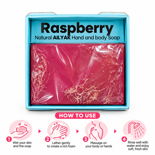 Raspberry Soap 120g