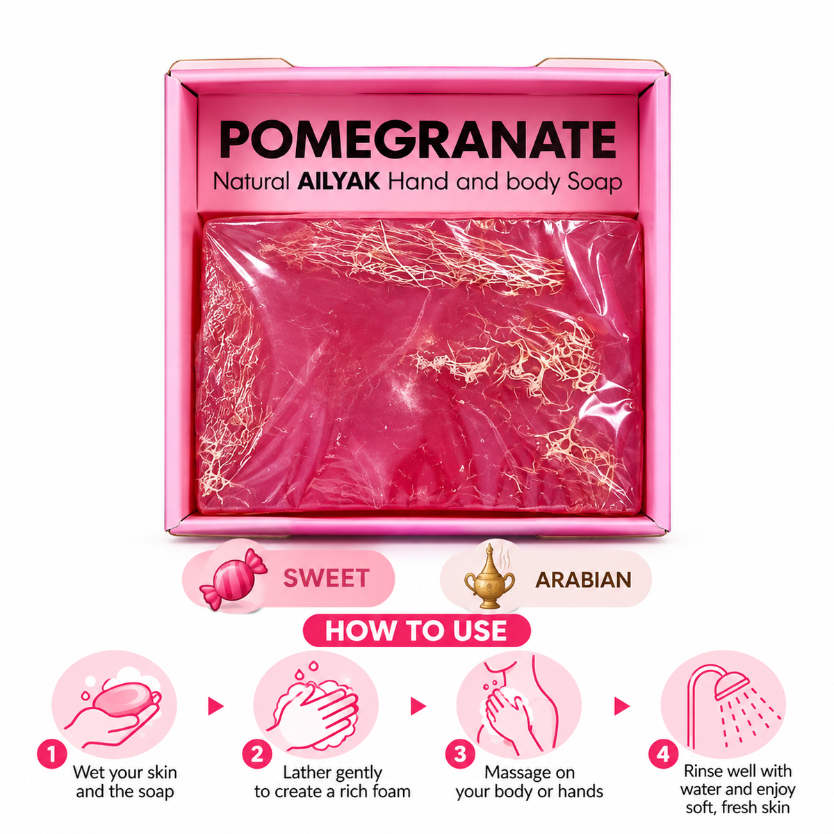 Pomegranate Soap 120g