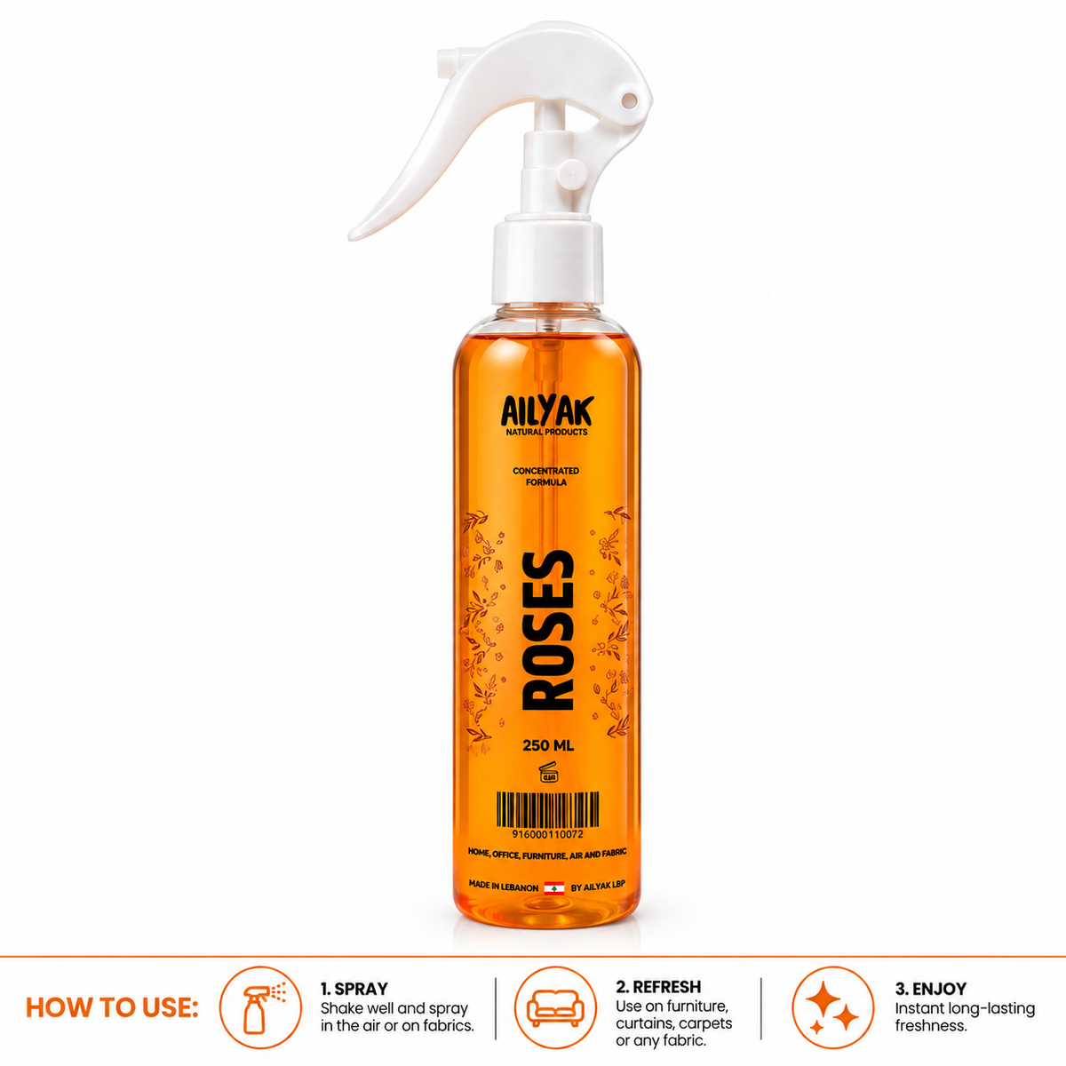 Roses Fabric Spray 250ml