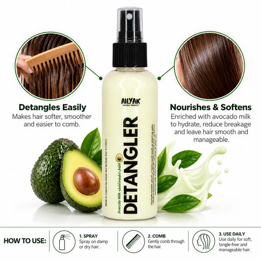 Detangler Avocado Milk – فك تشابك الشعر#نفشة#نوبرة