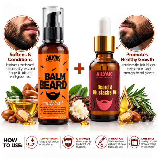 Beard and moustache Routine
